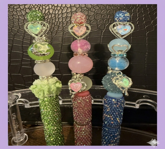 Heart Pens with Charms