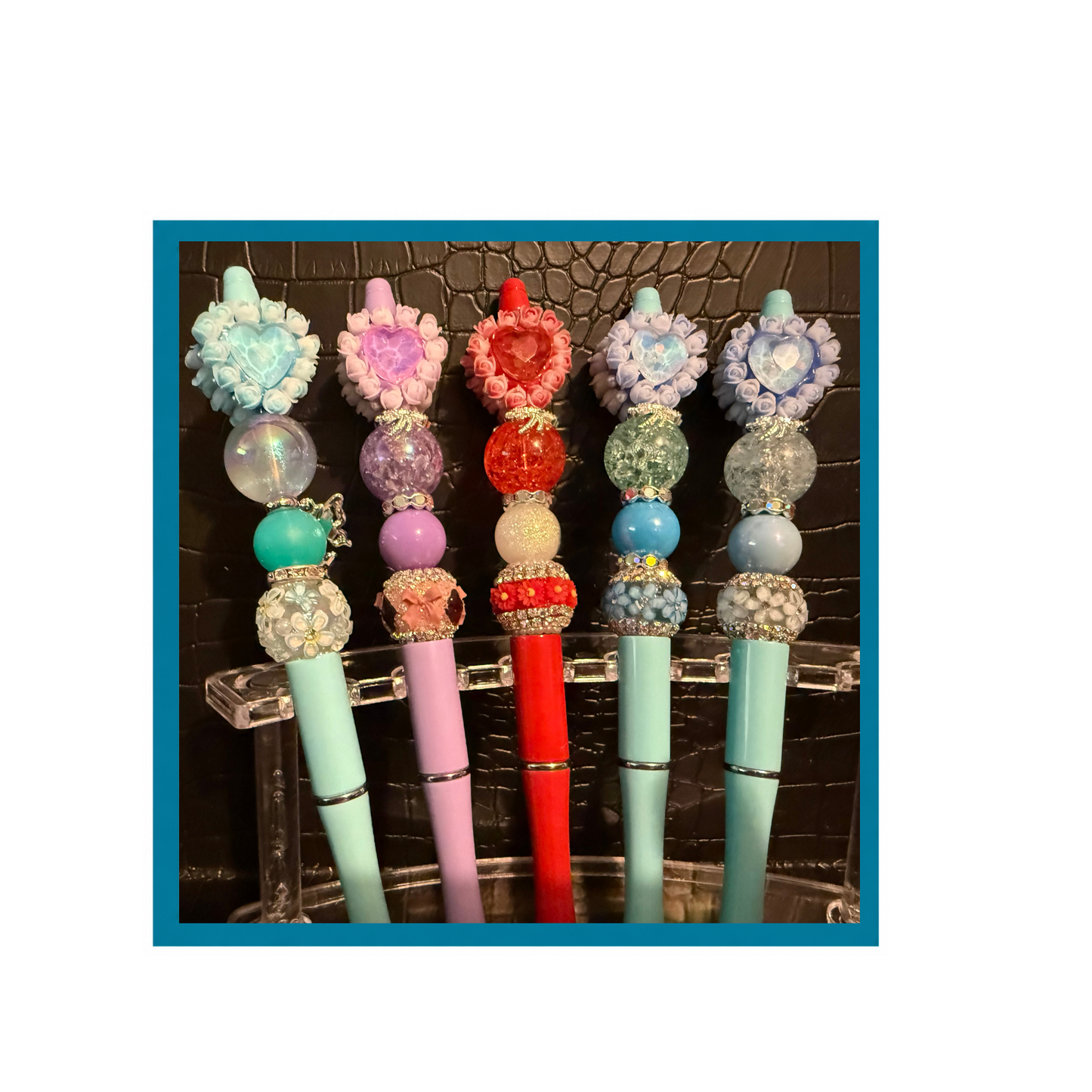 PREMADE SUGAR HEART PENS