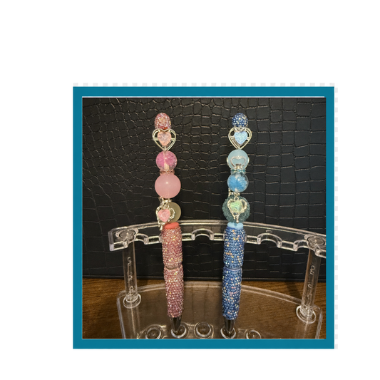 Heart Pens with Charms