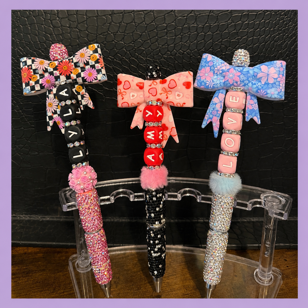 Bow with name (customizable)