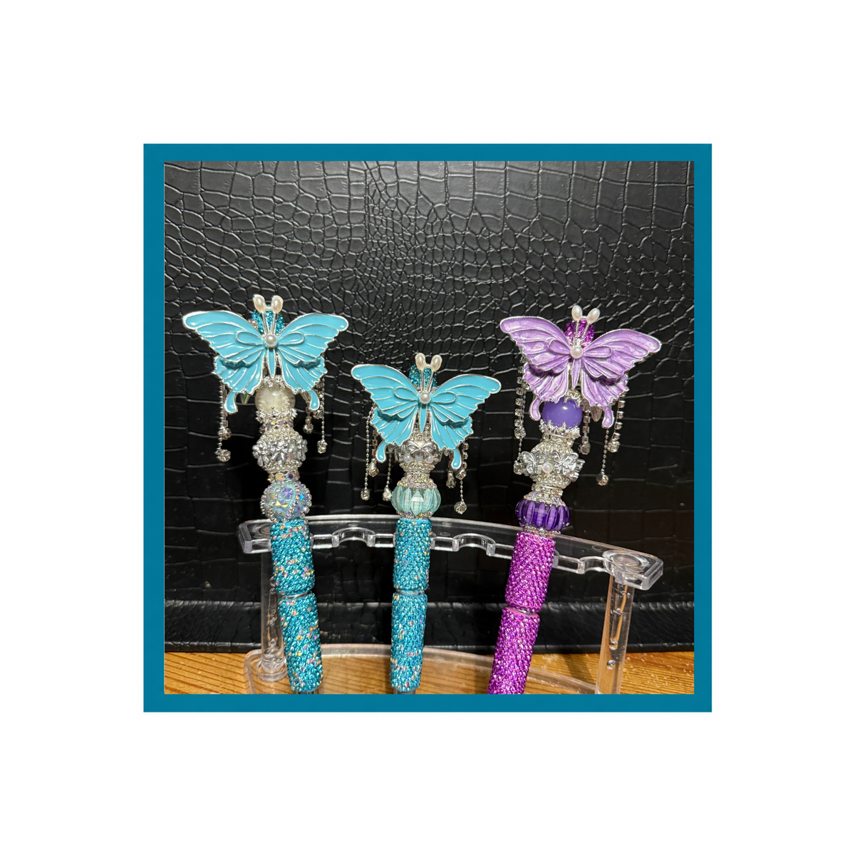 Butterfly Rhinestone Pen