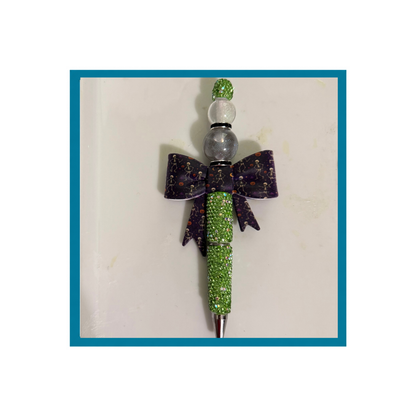 Halloween Skeleton Bow Pen