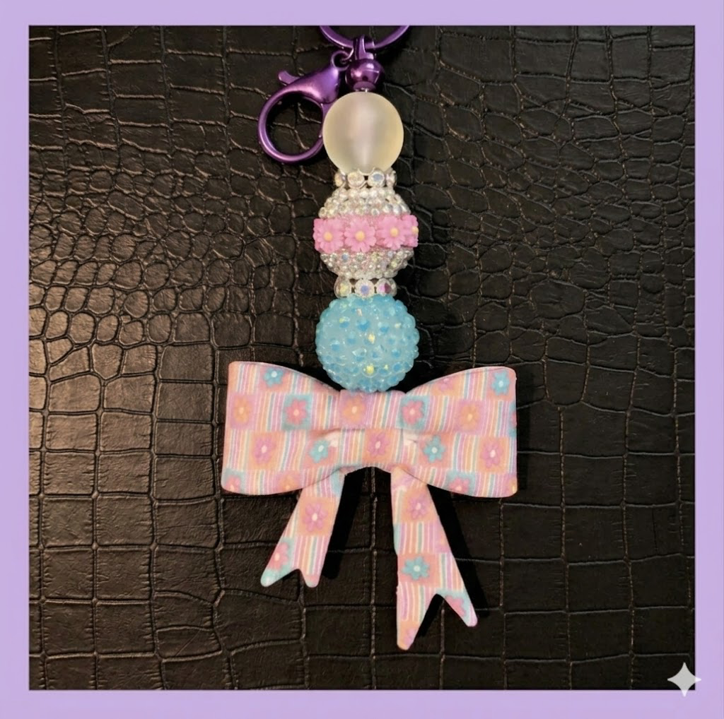 Cute Bow Keychain