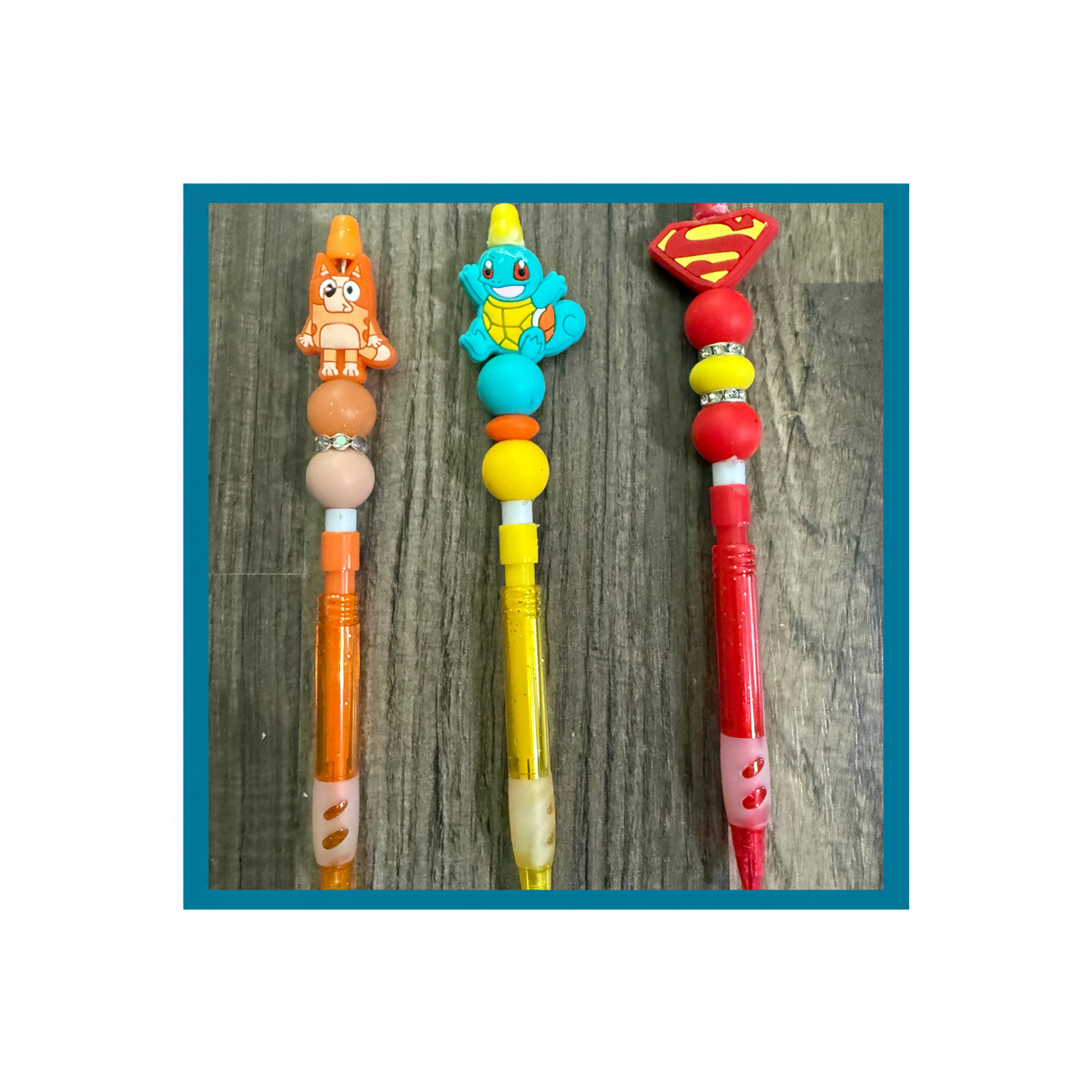 Character Beaded Mechanical Pencils