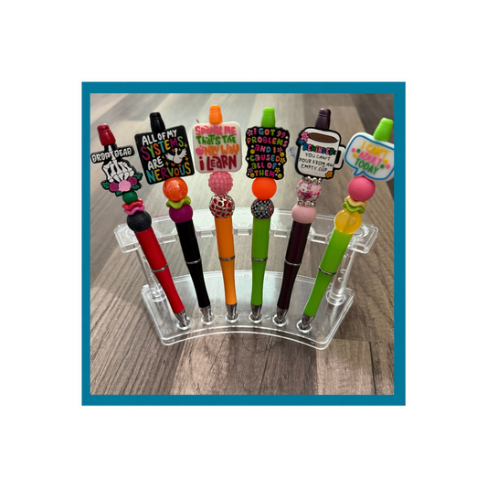 Sassy Quote Beaded Pens