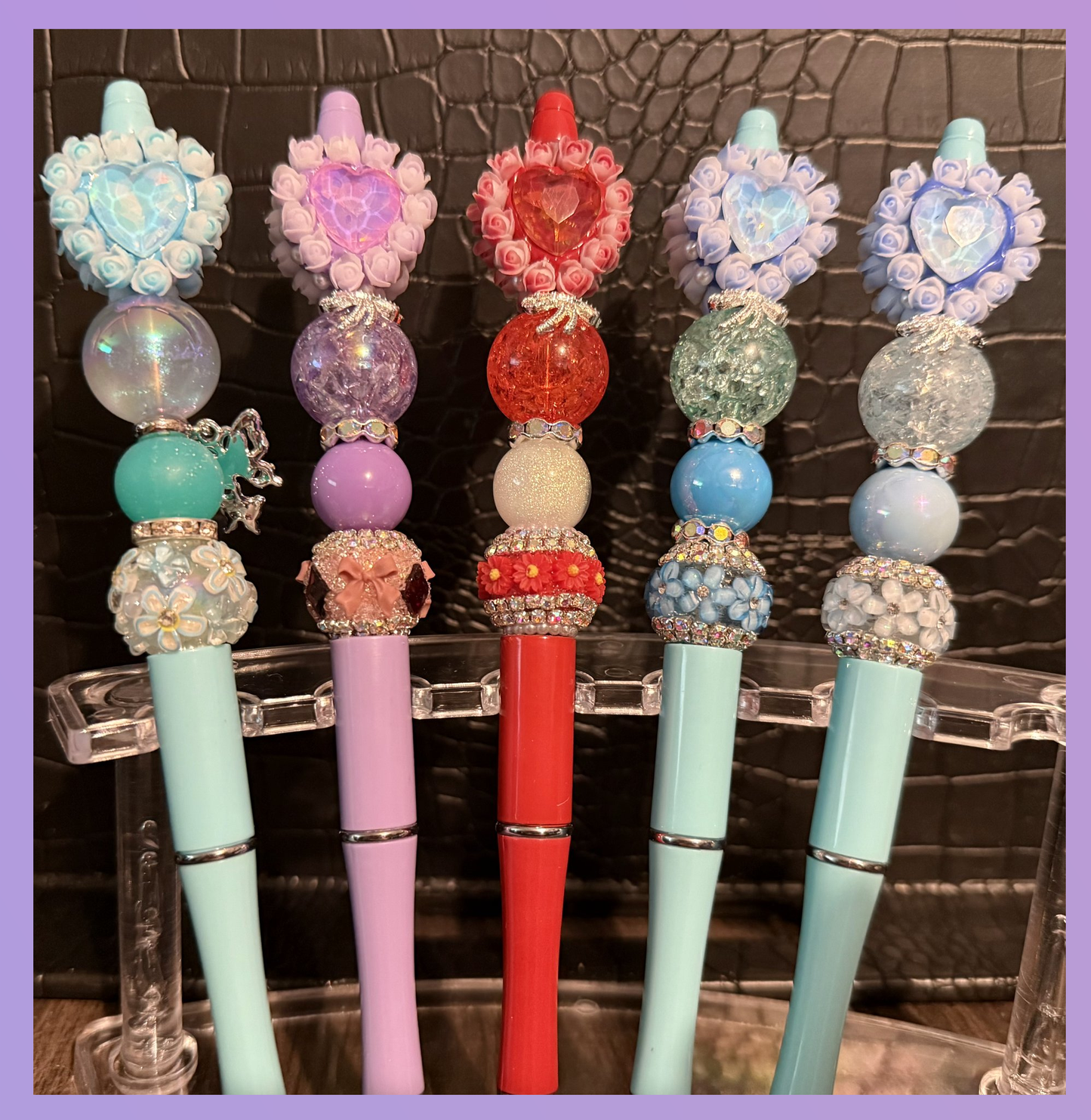 PREMADE SUGAR HEART PENS