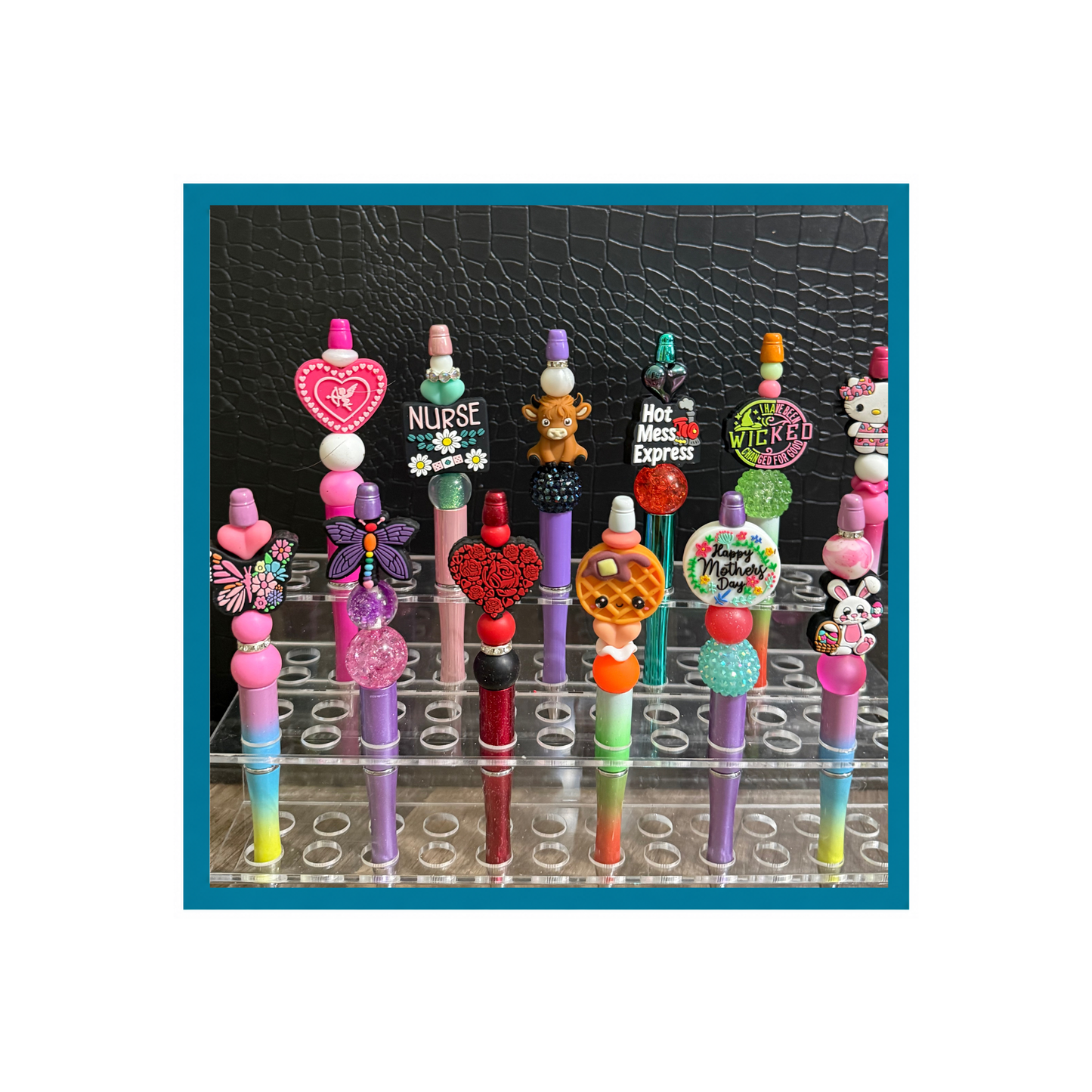Themed Saying & Novelty Beaded Pens | Handmade Gift Pens