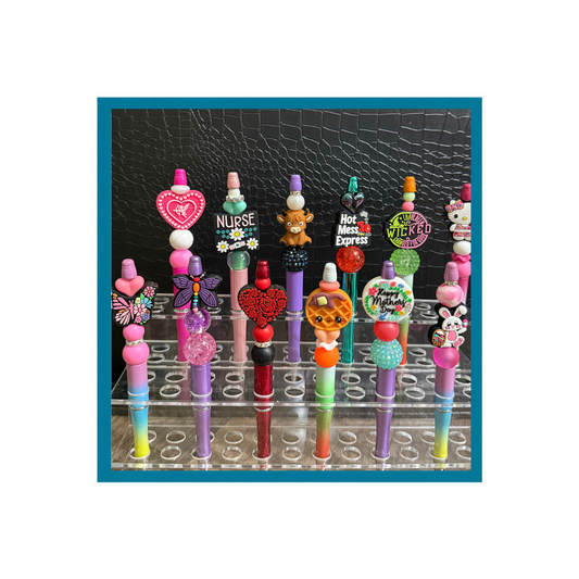 Themed Saying & Novelty Beaded Pens | Handmade Gift Pens